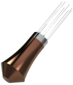 Измельчитель комков Pesado WDT Clump Crusher из полированной стали, цвет бронза
