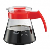 Сервировочный чайник TIAMO HG2211R стеклянный, цвет красный объем 750 мл