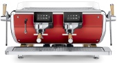 Кофемашина эспрессо рожковая Astoria Storm 4000 SAEP Standard, 2 высокие группы, цвет красный хром