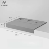 Коврик для темпинга MUVNA, серый