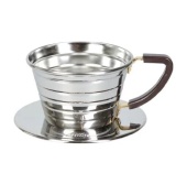 Воронка для кофе Kalita Stainless Wave Dripper 155 