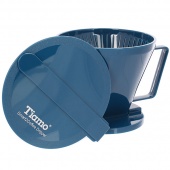 Воронка для кофе TIAMO HG5569B пластиковая иммерсионная Клевер, цвет синий