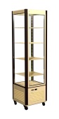 Витрина кондитерская Полюс D4 VM 400-1 (R400C Сarboma Люкс) (0109-0102 (коричнево-золотой))