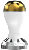 Темпер для кофе Pesado 53,5 мм, color white/gold