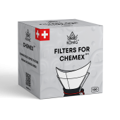 Фильтры бумажные для кофеварок KONIG Chemex  белые упак 100 шт. KCW1515