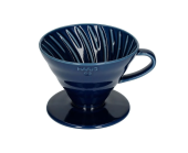 Воронка для кофе Hario VDC-02-IBU-UEX размер 02 V60, керамическая, цвет индиго