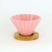 Воронка керамическая AnyBar Оригами VK11000631D-P 3-4 чашки, розовая