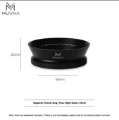 Дозировочное кольцо для портафильтра MUVNA 58 мм, чёрное