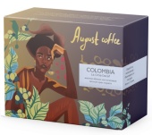 Colombia La Cima Decaf  AUGUST COFFEE кофе молотый в ДРИП-ПАКЕТАХ, упак. 6 шт.