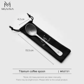 Ложка для каппинга кофе MUVNA, титан