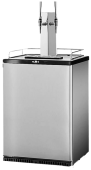 Раздача напитков из кеги обогащенных азотом с двойным краном HardTank HARD Kegerator Double Tap