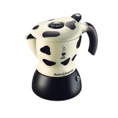 Гейзерная кофеварка Bialetti Mukka Maculata черно-белая на 2 порции 3418EXPMR  