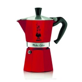 Гейзерная кофеварка Bialetti Moka Express красная на 6 порции 4943