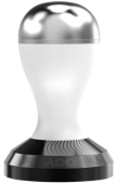 Темпер с выпуклой базой Pesado Full Moon Wave - Convex Tamper 58 мм, color white/silver