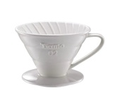 Воронка для кофе TIAMO HG5534W керамическая, размер V02, цвет белый