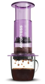 Кофеварка ручная Аэропресс (Aeropress) Clear Purple, цвет фиолетовый