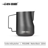 Питчер молочник для капучино и латте MHW-3BOMBER Turbo Milk Pitcher, мат. черный, 520 мл, P6018MB