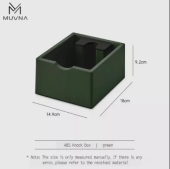 Нок-бокс для кофе MUVNA Basic ABS, зелёный