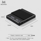 Кофейные весы MUVNA Psyche M-1, чёрные