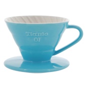 Воронка для кофе TIAMO HG5543BB керамическая, размер V01 цвет голубой