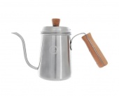 Чайник с носиком gooseneck TIAMO HA1653 стальной с деревянной ручкой объем 700 мл.