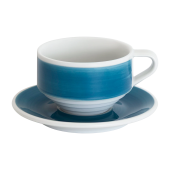 Кофейная пара Loveramics Deco, 220ml, цвет: blue handpaint C118-021BBP/C118-038BBP