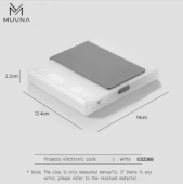 Кофейные весы MUVNA Psyche M-1, белые