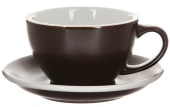 Кофейная пара Loveramics Egg титановый 300 мл 300-70BGU / 71BGU Gunpower (чашка и блюдце)