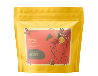 Kenya Kiganjo pb AUGUST COFFEE (под фильтр) кофе в зернах, упак. 200 г.