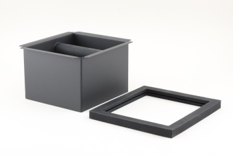 Нок-бокс ящик для кофейных отходов AnyBar Counter Top SB ctsb, черный, встраиваемый pic 2