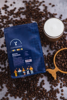 Brazil Mogiana COFFEESTATE (для эспрессо) кофе в зёрнах, упак. 250 г.