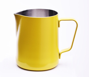 Питчер молочник для каппучино и латте JoeFrex mk03у, цвет жёлтый, ёмкость 350 мл 2