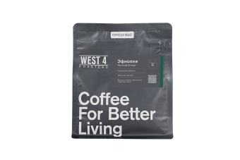 Эфиопия Иргачиф Кочере WEST 4 ROASTERS (для эспрессо) кофе в зернах, упак. 200 г.