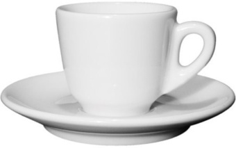 Кофейная пара для эспрессо Ancap Roma AP-16125, белый, объем 70 мл