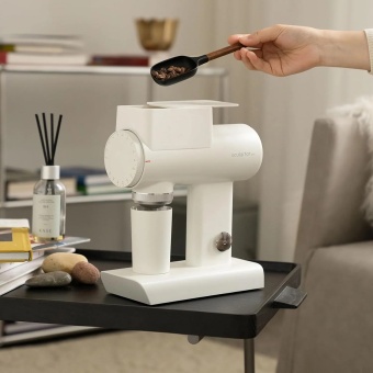 Кофемолка электрическая Timemore Sculptor 064S, жернова: 64мм, цвет: белый 70TGD060AA102