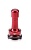 Темпер для кофе d58 JoeFrex Technic knock htrbk58, материал сталь, основание выпуклое, цвет красный