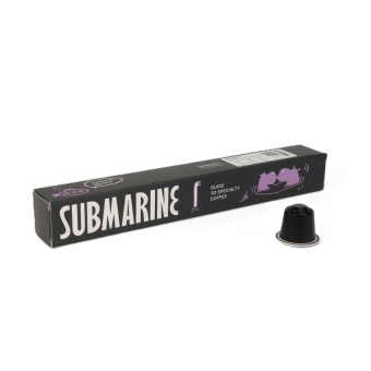 Руанда Каньеге SUBMARINE кофе молотый в капсулах Nespresso, упак. 10 шт.