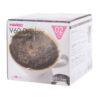 Воронка керамическая (пуровер) HARIO Coffee Dripper V60 VDC-02R (5)
