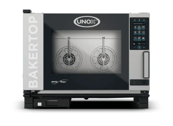 Пароконвектомат настольный  UNOX BAKERTOP MIND.Maps™ COUNTERTOP PLUS XEBC-04EU-EPRM умный пароконвектомат с системой автоматической мойки для выпечки и кулинарии