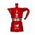 Гейзерная кофеварка Bialetti Moka Express красная I LOVE COFFEE, на 3 порции 4976