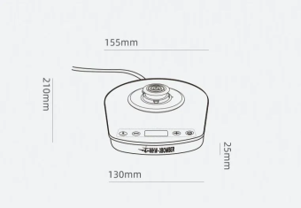 Электрический чайник MHW-3BOMBER Orbit Electric Kettle, белый, White-800, BK5937W (5)