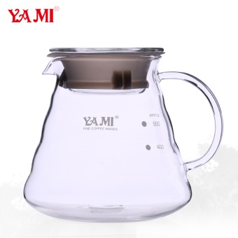 Чайник сервировочный стеклянный термостойкий YM5096 объём 600 мл pic 1