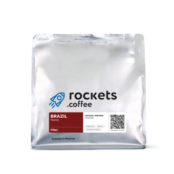 Brazil Marolo ROCKETS COFFEE (под фильтр) кофе в зернах, упак. 250 г.