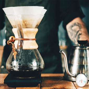 Фильтры бумажные для кофеварок KONIG Chemex  белые упак 100 шт. KCW1515