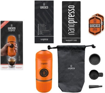 Кофеварка ручная WACACO Nanopresso Orange Patrol WCCNPO 1