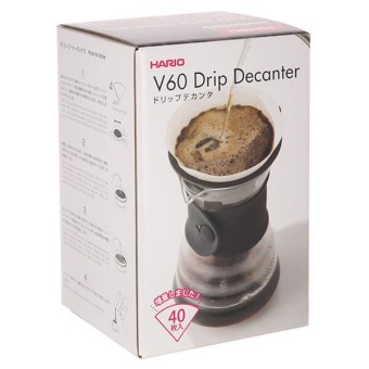 Кофеварка декантер для приготовления кофе Hario VDD-02B (4)