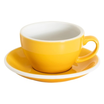 Кофейная пара Loveramics Egg желтый 250 мл C088-97BYE  C088-12BYE Yellow (чашка и блюдце) 1