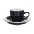 Кофейная пара LOVERAMICS Egg C088-43BDE / C088-44BDE Denim (чашка и блюдце), синий 80 мл.
