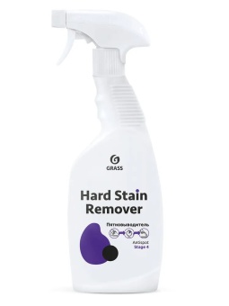 Пятновыводитель на растворителе Grass Hard Stain Remover триггер, флакон 600 мл 5