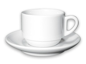 Кофейная пара для капучино Ancap Bistrot AP-29539, белый, объем 200 мл 2